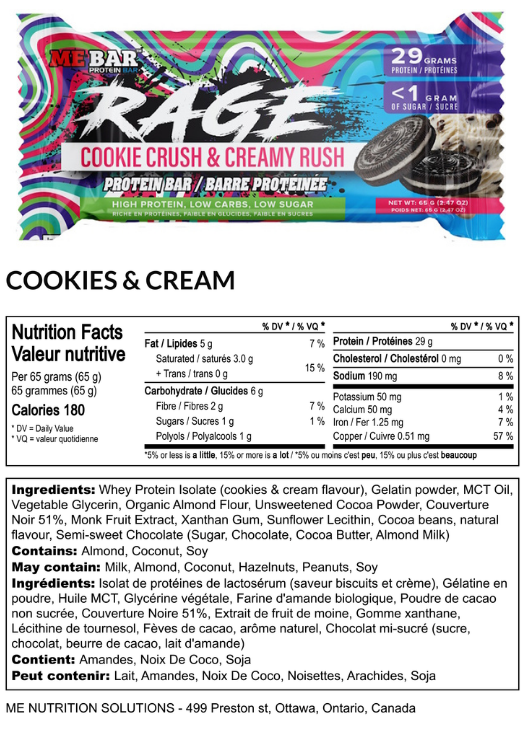 COOKIE CRUSH & CREAMY RUSH