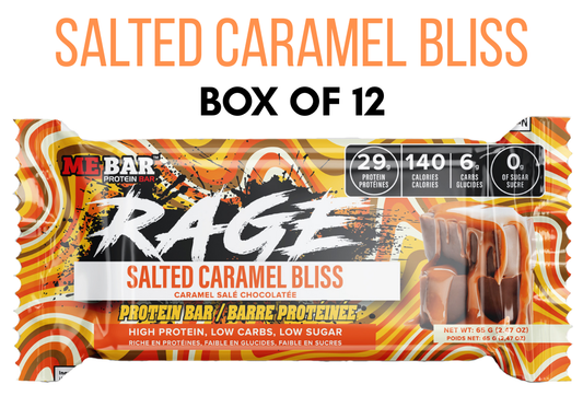 SALTED CARAMEL BLISS BOX OF 12 - Protein Bar