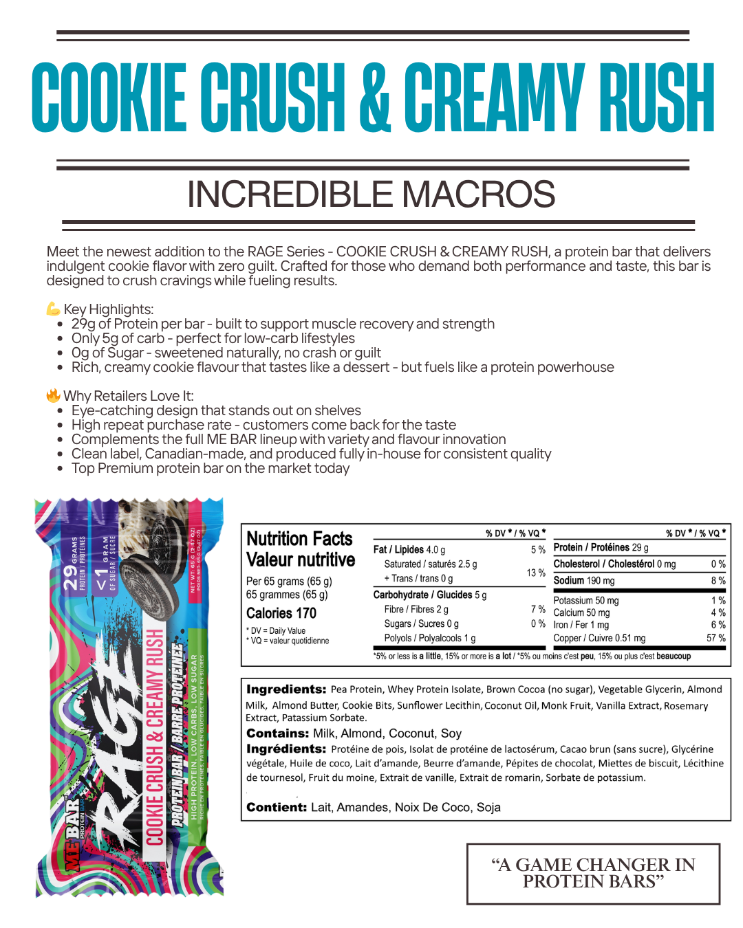 COOKIE CRUSH & CREAMY RUSH